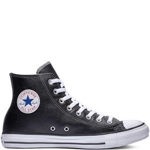 leather high top chucks